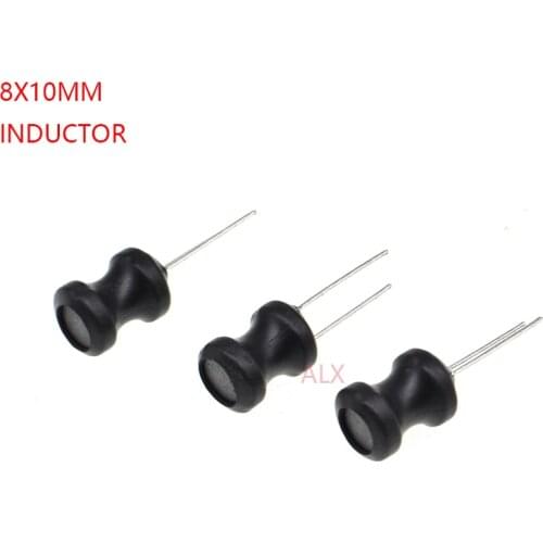10PCS 0810 8X10MM dip POWER INDUCTOR 8*10 22 10UH 22UH 33UH 47UH 68UH 100UH 220UH 330UH 470UH 1000UH 1MH 2.2MH 3.3MH 4.7MH 10MH