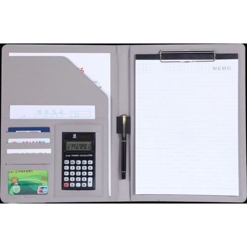 Business office supplies can at any time take notes folder Multi-function portable folder with a calculator