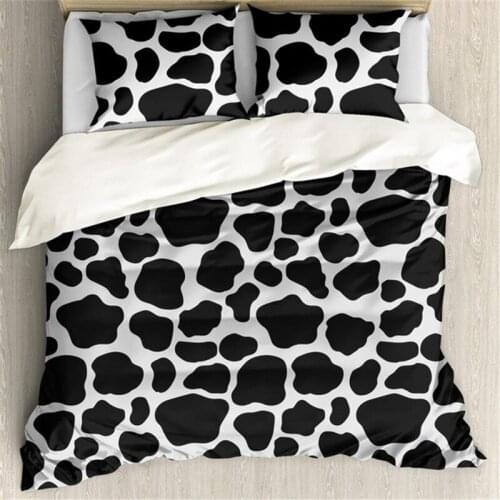 Leopard Zebra Cow Striped 3D Printed Bedding Set Duvet Covers Pillowcases Comforter Bedding Set Bedclothes Bed Linen