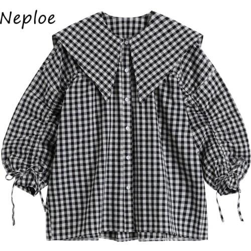 Kuzuwata Women's Plaid Shirts