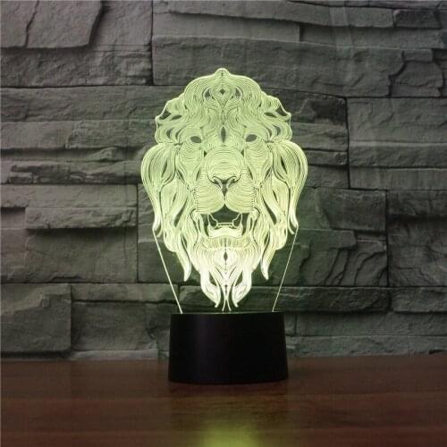 Bear Elk Donkey 3d Lamp Christmas decorative lights Touch Sensor Table Lamps Christmas Gift Childrens Toys Desk Lamp