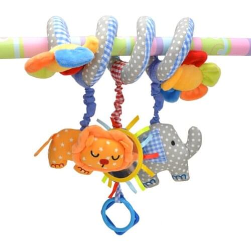 Multi-functional Music Crib Bed Around With Cartoon Dolls To Promote Baby Growth For Baby 0-12 Month