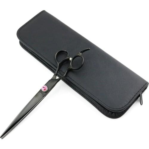 Pet grooming scissors Lyrebird 7.5 INCH Left hand dog hair shears big red stone with scissors bag or not 1PCS/LOT NEW