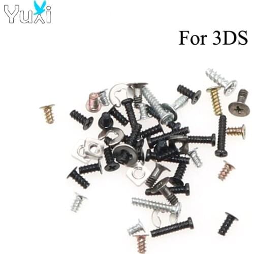 1 Bag Full Set Screw Sets Replacement for Nintendo for 3DS Game Console Back Shell & Motherboard