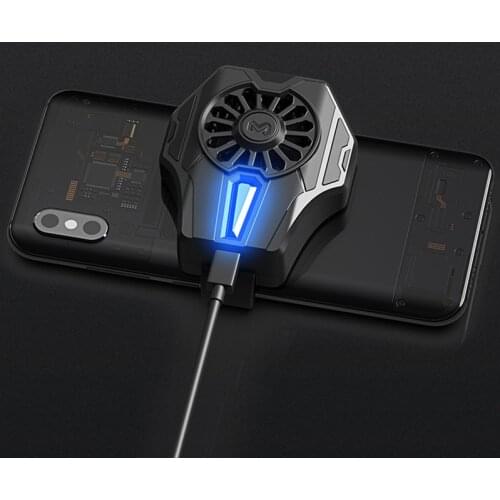 Mobile Phone Radiator Gaming Universal Phone Cooler Portable Fan Holder Heat Sink For IPhone Samsung Huawei For PUBG Android IOS