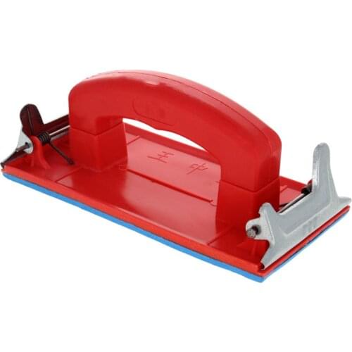 Utoolmart High Quality 1/2pcs Colorful Sandpaper Holder Red/Gray/Yellow/Random Colors Wall Woodworking Polishing Abrasive Tools