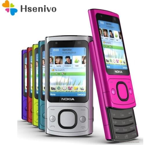Original NOKIA 6700s 6700 Silder Mobile Phone 3G GSM Unlocked Refurbished Phone Purple & Hot sale Phone