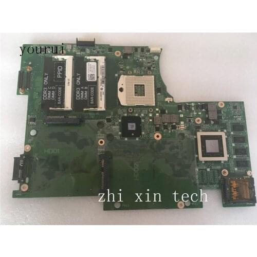 Yourui High quality For Dell 17 L701X Notebook PC Motherboard CN-03P2M4 03P2M4 3P2M4 DAGM7MBAC DDR3 Tested