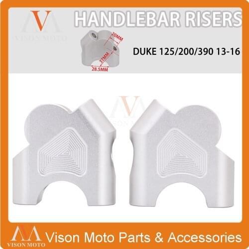 Aluminum Alloy 30mm HandleBar Height Riser Handle Bar Mount Clamp For KTM Duke 125 200 390 2013 2014 2015 2016 Street Bike
