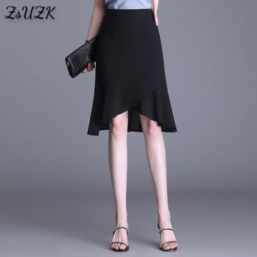 ZUZK Asymmetrical Skirts