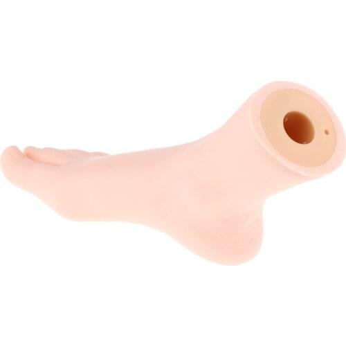 1pc Female Manikin Foot Model Skin Color Mannequin Toe Jewelry Display Stand