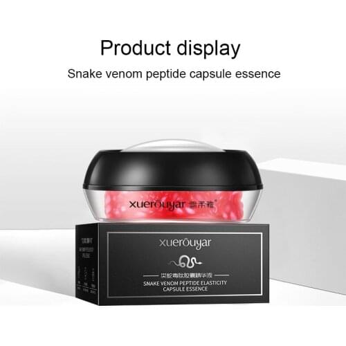 30PCS/Bottle Snake Venom Capsule Hyaluronic Moisturizing Whitening Firming Anti-Aging Serum Face Care Skin Beauty TSLM1