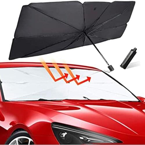 Automotive interior Car parasol Car Windshield Cover UV Protection Sun Shade Front Window Interior Protection Folding umbrella