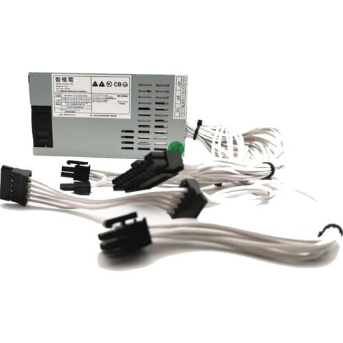 500W 1U power supply White soft silicone wire HTPC RTX2060 1080Ti i7 8700K for RYZEN PK39