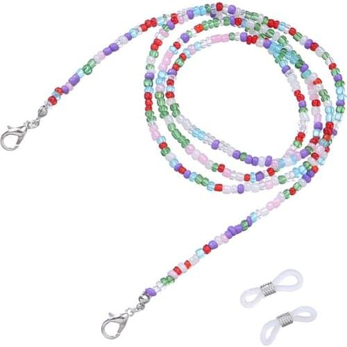 Sunglasses Masking Chains For Women Bead Eyeglass Strap Eyeglasses Chains 2021 New Fashion Jewelry Glasses Hanging Chain