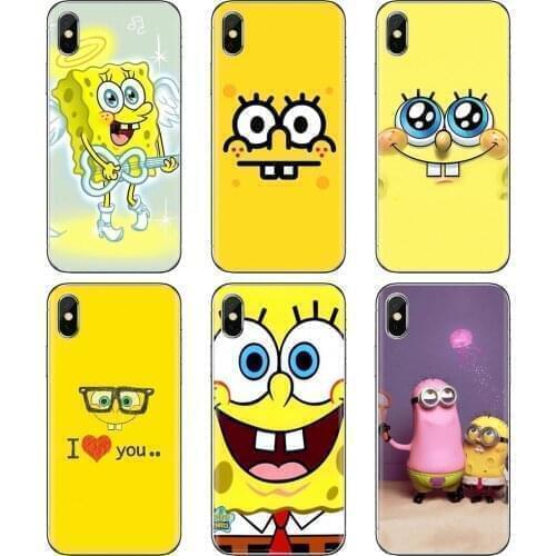 Phone Cases For Samsung Galaxy S7 S8 S9 S10E S20 FE Note 10 20 Edge Lite Plus Ultra Queen-Spongebob-C-Best-Friend-Patrick
