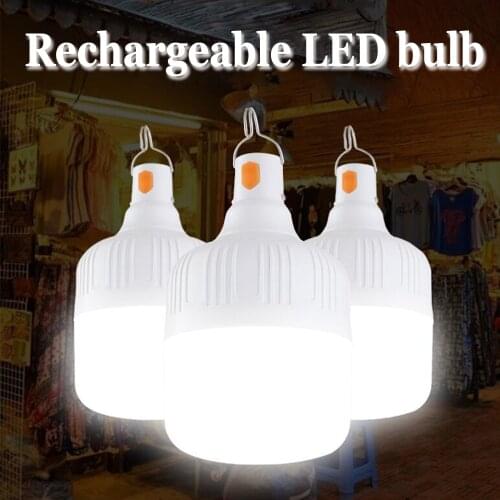 Outdoor LED Bulb Mobile Lamp Emergency Light Portable Hook Up Soft Lamp Fishing Camping Lights Home Decor Night Light Hot Sale