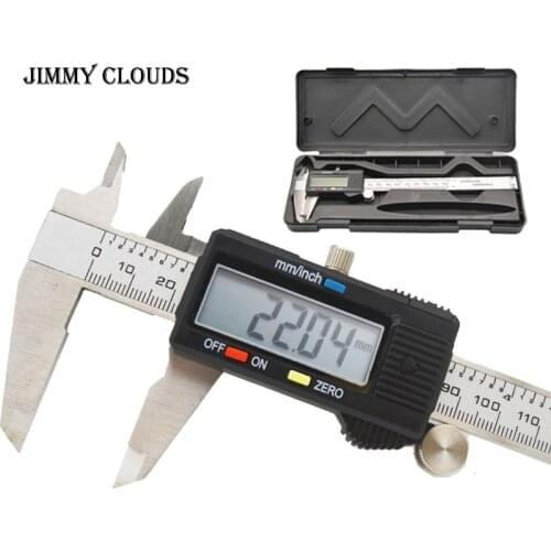 150mm Metal calipers Measuring tool Stainless steel digital caliper 6in Electronic vernier calipers Measuring instrument
