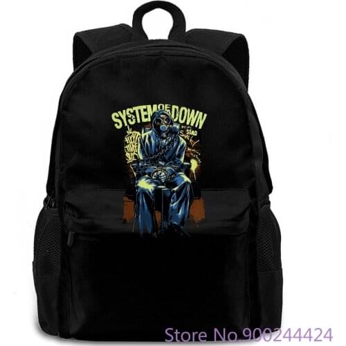 Hard Rock Metal Punk Band SOAD System Of A Down Gas Mask Mens Unisex Men 2019 Fashion backpack