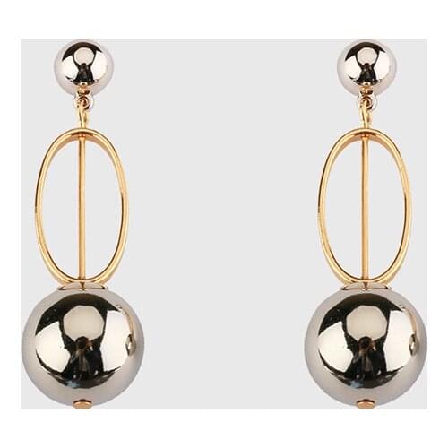 Fashion Able Ball Drop Earrings Temperament Girl Simple Earrings Jewelry Accessories