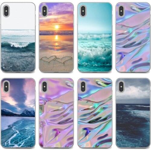 Soft Covers For Huawei Mate 20 30 40 7 8 9 10 Lite Pro P Smart 2018 2019 Plus G7 G8 The-waves-Ocean-water