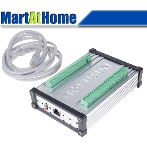 NVEC400 Ethernet MACH3 3/4/5/6 Axis CNC Motion Control Card Controller 400 KHz 12~32VDC for DIY CNC Router Engraving Machine