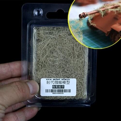 One Sheet Withered Net Grass Tufts Model Scenery Railway DIY Toy