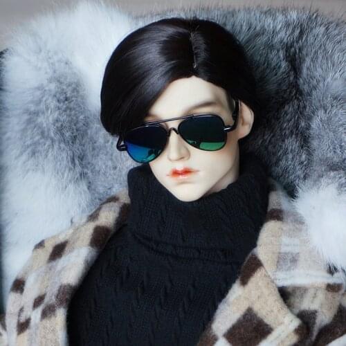 New Style 1/3 Bjd Wig High Temperature Short Wavy Bjd Wig SD For BJD Doll Wig