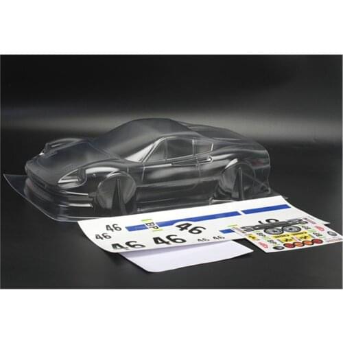 Team C Ferrari Dino246 Clear PC Body Shell 225MM Wheelbase Fit For Rc Drift Car Flat Sport On Road Electric Toys Model Cars