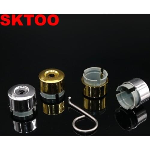 SKTOO 20PCS Chrome Color Car Wheel Lug Bolt Nut Caps Cover for VW Touareg 2004 -2016