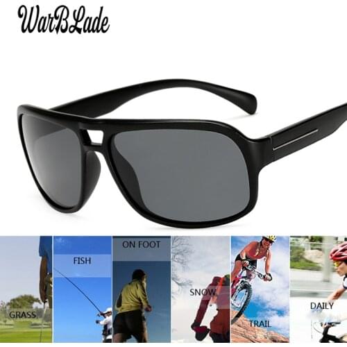 WarBLade Hot Brand Classic Men Sunglasses Shade Driving Eyewear Polarized Square Male Glasses Sun Glasses For Men Gafas De Sol