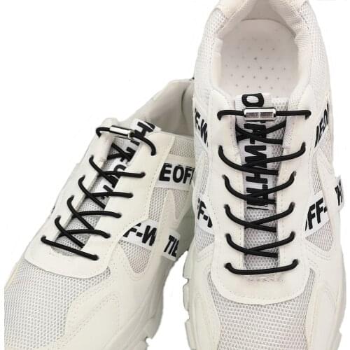 Sports Round Elastic Shoelaces Suitable For Various Shoe Accessories No Tie Shoelace Fixed Stretching Locking Lazy laces