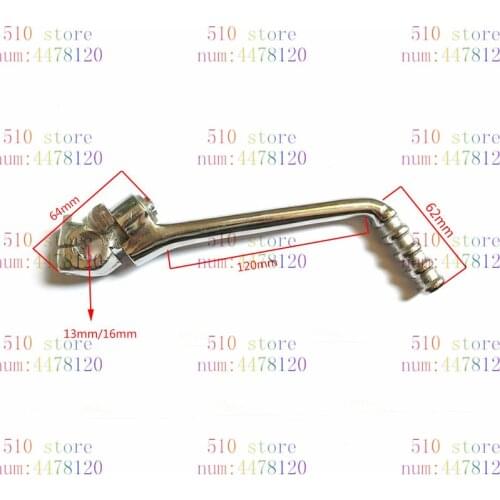 Free shipping Universal motorcycle kick start starter lever 13/16mm shaft for 110cc 125cc 140cc 150cc 160cc BOSUER dirt bike pit