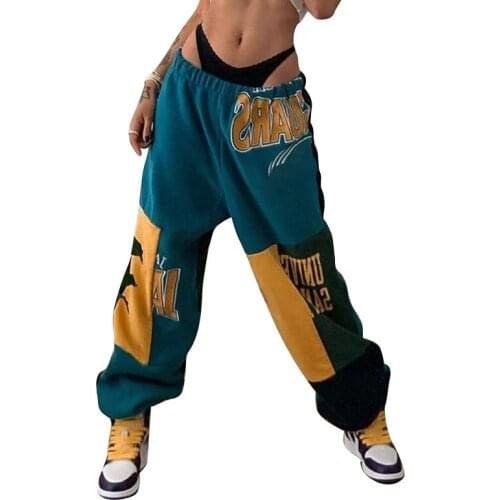 Green Print High Pockets Hip Skinny Pants Sexy Tight Club High Street Chic Lady Fashion Women Trouser