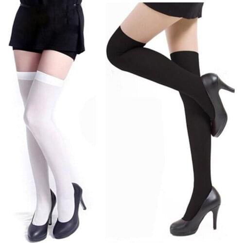 10pc/lot Women Stockings Fashion Over Knee Socks High Temptation Stretch Nylon Socks