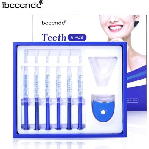 Cross Border Hot Selling Dental Beautiful Tooth Instrument Denture to Smoke Stains Teeth Gel Teeth Set 6-piece Package