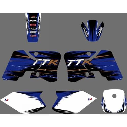 0565 NEW STYLE TEAM GRAPHICS&BACKGROUNDS DECAL STICKERS Kits for Yamaha TTR90 TTR 90 2000 2001 2002 2003 2004 2005 2006 2007