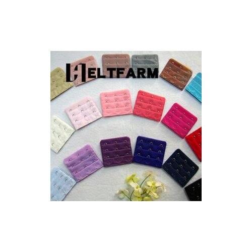 1PC Bra Extender Strap Extension 3 Hooks Candy Color Intimates Replacement Bra Extender For Women