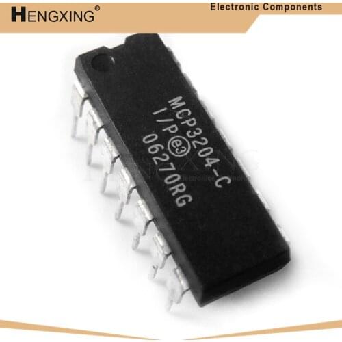 1piece MCP3204-CI/P MCP3204-CI MCP3204-C MCP3204 DIP-14 In Stock