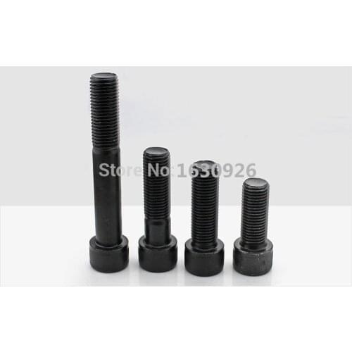 100pcs/Lot Metric Thread DIN912 M2x3 mm M2*3 mm Black Grade 12.9 Alloy Steel Hex Socket Head Cap Screw Bolts