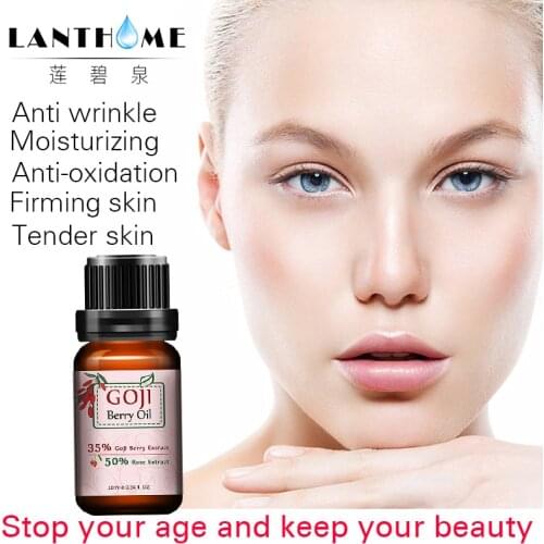 3pcs Lanthome Facial Serum cream Hyaluronic Acid Goji Chinese Wolfberry Essential Oil anti wrinkle moisturizing tender skin