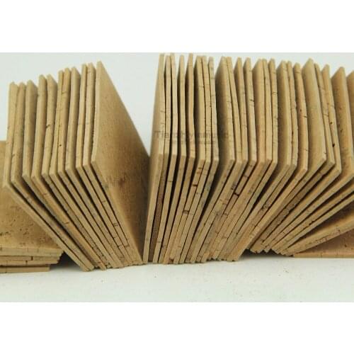 50Pcs Natural Sax Saxophone Neck Cork Sheet 1.5mm Instrument maintenance perfect