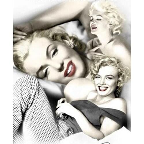 5D DIY diamond embroidery Marilyn Monroe Vintage full diamond painting Cross Stitch Rhinestone mosaic home decoration Christmas