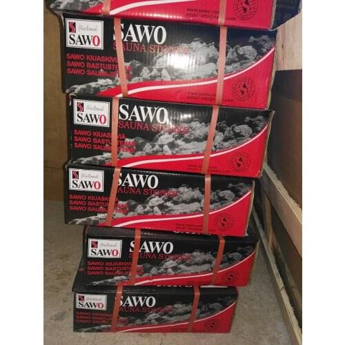 Free Shipping for Imported sauna stone for sauna room accessories 18kgs/carton