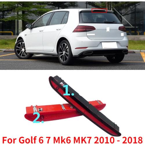 CAPQX For Golf 6 7 Mk6 MK7 2010 - 2018 Rear High Mount Stop Lamp 3rd Third Brake Light Rear Additional Brake Light 5K0945087B