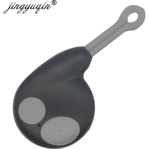 Jingyuqin Remote Car Key Shell 2 Buttons Fit for Cobra Alarm 7777 Key FOB Cases Replacement