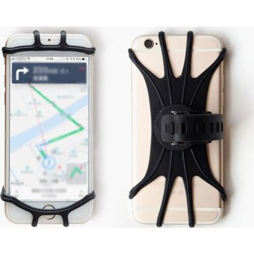 Bicycle Bracket Bicycle Mobile Phone Holder Silicone 360 Degree Rotating Stable Handlebar Mount MC889