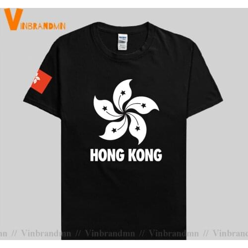 China Hong Kong HongKong HKG HK Flag Hong Kongese T shirt men New Fashion Streetwear hip hop T-shirt Apparel Tops Tee shirt