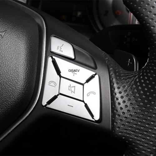 For Mercedes-Benz A B C E Ml Gl Cla Gla Glk Sl Slk Class W176 W246 W212 W204 steering wheel button switch decorative cover