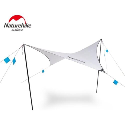 Naturehike shelter Diamond Silver-Coated Sky Curtain awning Ultra Light Portable Camping Rainproof Sunscreen Outdoor Sunshade